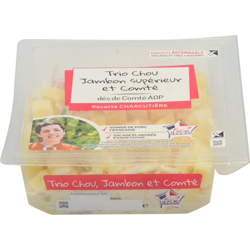 [3700009202944] MIX OEUFFET Salada de couve presunto e Comté 300 g