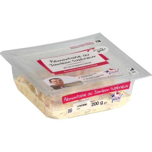 [3700009204214] CARREFOUR Potato salad with ham 200 g