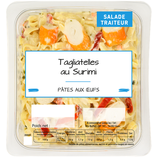 [3700009217887] MIX Surimi Tagliatelle with Mayonnaise Sauce 800 g