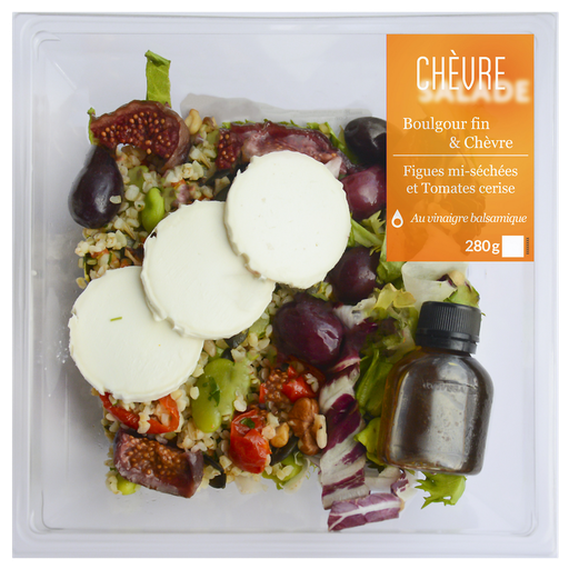 [3700009256251] MIX Salada de Bulgur Fino Queijo de Cabra Figos e Tomates 280 g