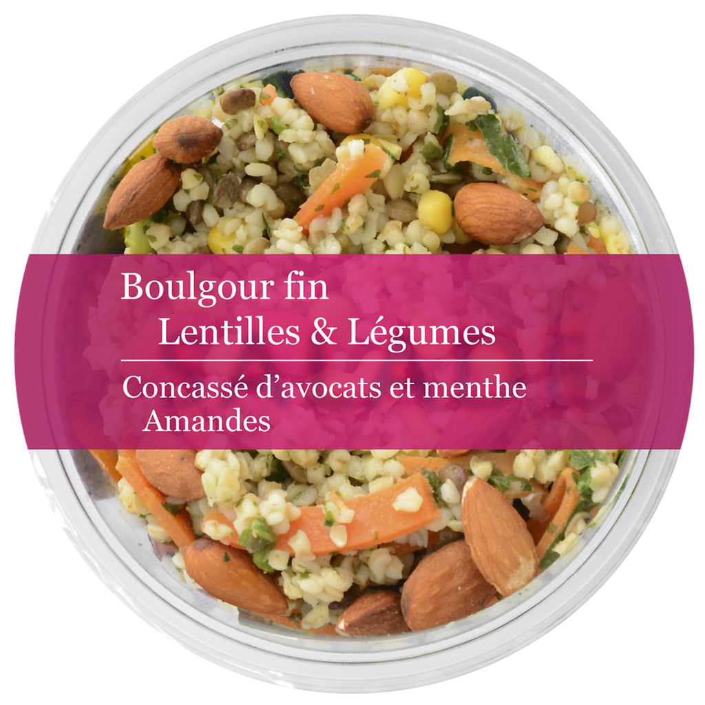 MIX BUFFET Fine Bulgur Lentils & Vegetables Avocado Mash 280 g