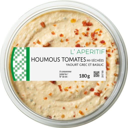 [3700009263884] MIX BUFFET Hummus com tomates semissecos 180 g