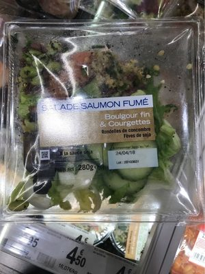 [3700009264447] FRAIS EMBALLE Folhado Salada Salmão Fumado 280 g