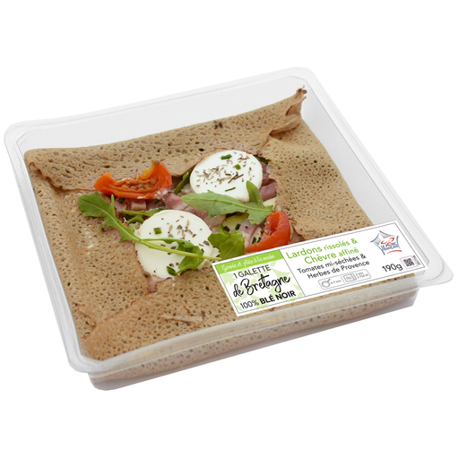 [3700009265017] MIX BUFFET Galette lardons chèvre 190 g