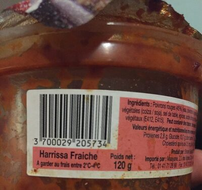 MAAYANE Harissa Fresca Kosher 120 g