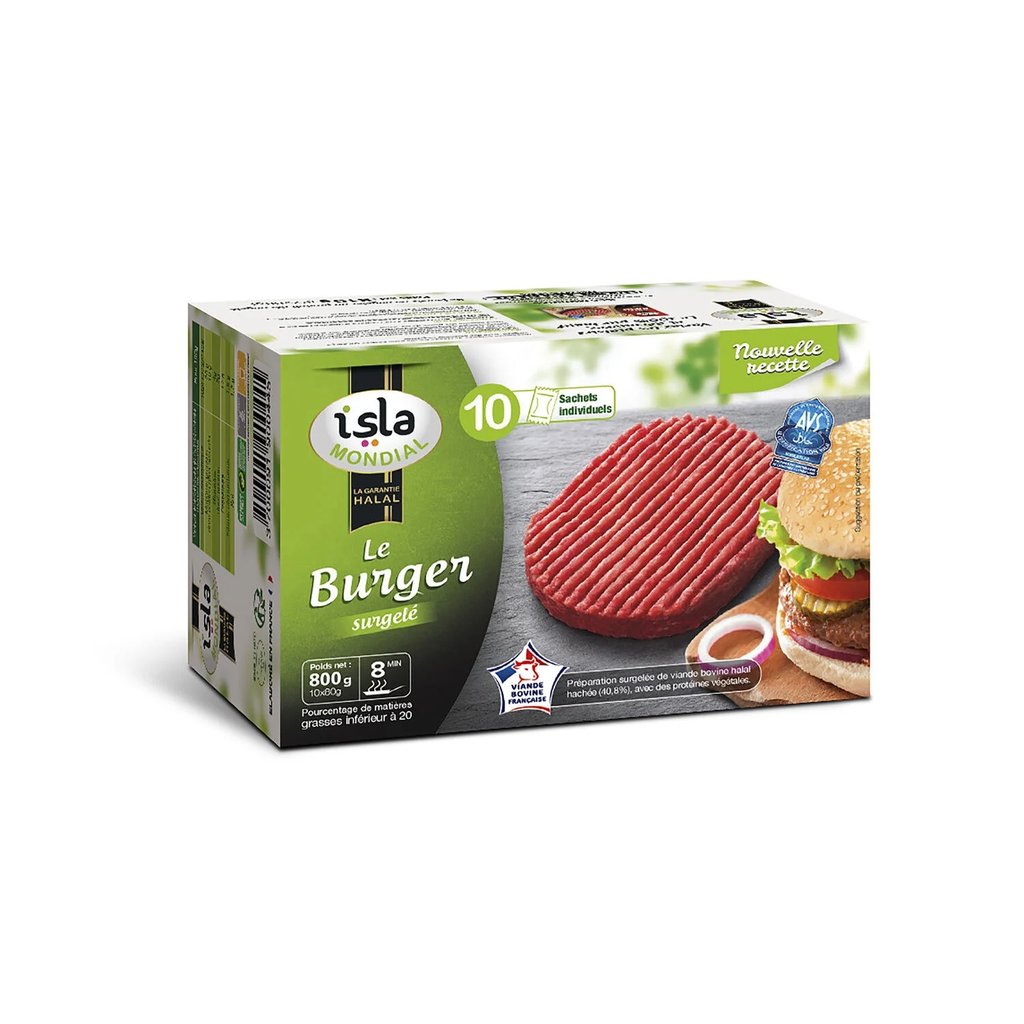 ISLA MONDIAL Haché au Bœuf Halal 800 g