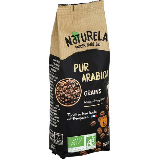 [3700110001443] NATURELA Café en grains pur arabica BIO 250 g