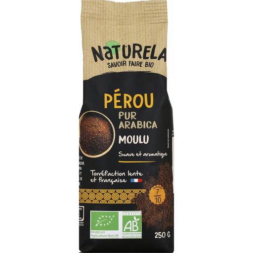 [3700110035950] NATURELA Café moulu pur arabica Pérou BIO 250 g