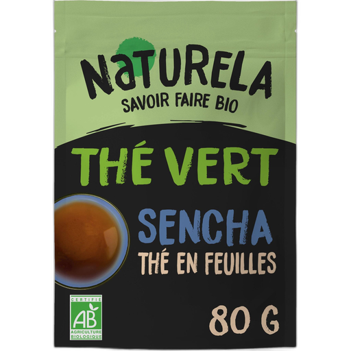 [3700111087118] NATURELA Thé vert sencha bio en vrac 80 g