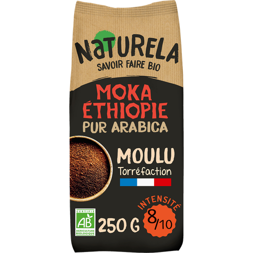 [3700112056816] NATURELA Café molido Moka Etiopía puro arábica BIO 250 g
