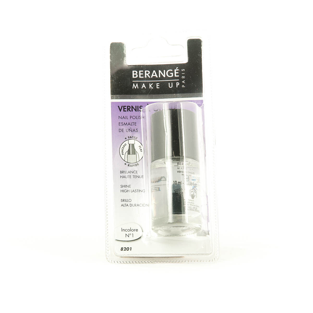 BERANGE Esmalte de Uñas Incoloro N°1
