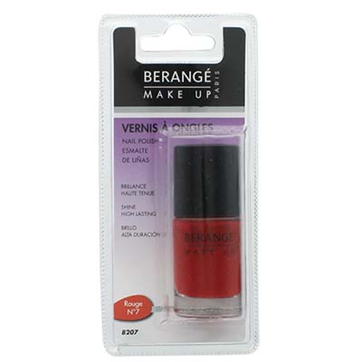 [3700206782072] BERANGE Esmalte De Uñas Rojo N°7