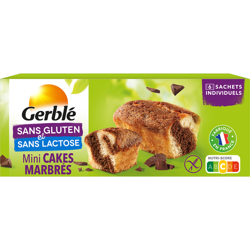 [3700211234054] GERBLE Mini marbled cakes gluten-free lactose-free 200 g