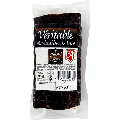 [3700212504064] AMAND TERROIR Verdadeira Andouille de Vire 300 g