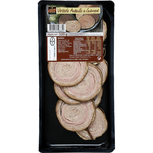 [3700212508840] AMAND TERROIR Andouille de Guémené 100 g
