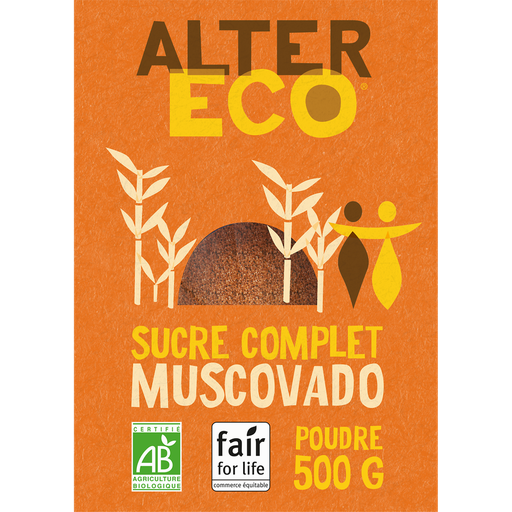 [3700214610480] ALTER ECO Açúcar completo muscovado puro de cana bio e justo em pó 500 g