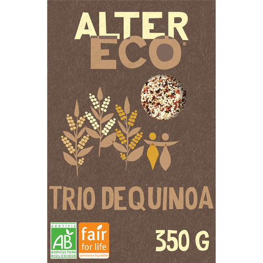 [3700214618011] ALTER ECO Trio de quinoa Bio e equitativa 350 g