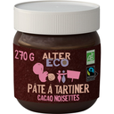 ALTER ECO Creme de barrar bio de cacau e avelãs 270 g