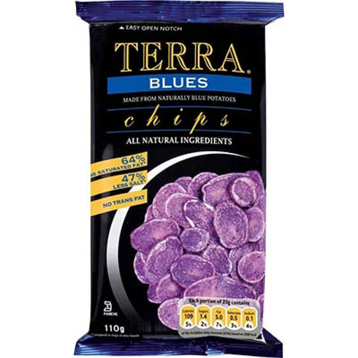 [0728229123613] TERRA Chips Blues 110 g