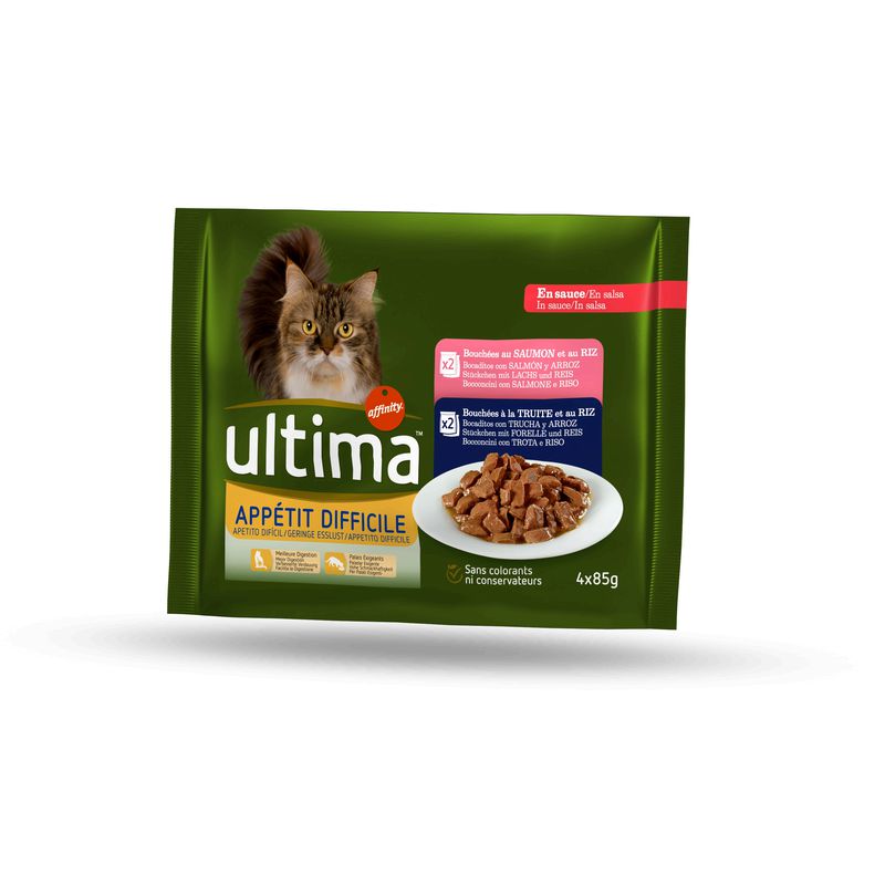Ultima L.4 Pochons Chat App'Tit Difficile 85G