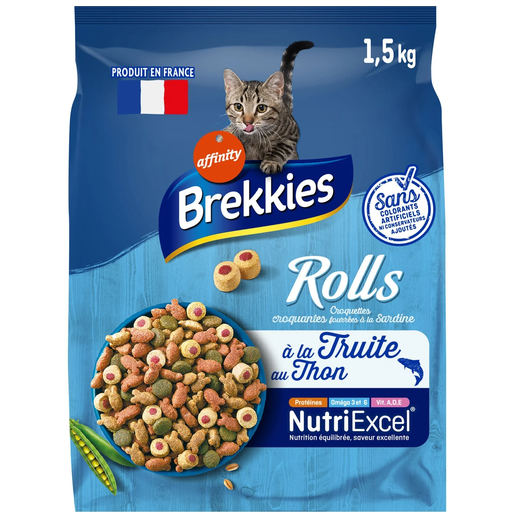 [3700260213208] BREKKIES Cat Food Rolls Fish 1.5 kg
