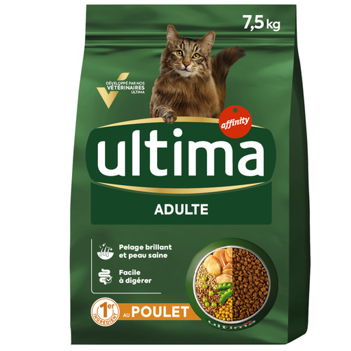 [3700260219552] ULTIMA Croquetas Gato Adulto Pollo 7,5 kg