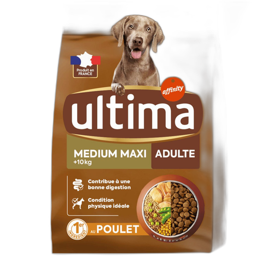 [3700260233749] ULTIMA Croquettes pour chien medium maxi adulte poulet 2 kg
