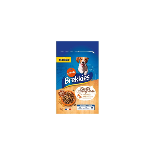 [3700260263203] BREKKIES Croquettes Recette Campagnarde Pour Chien 9 kg