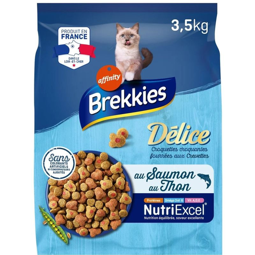 [3700260417736] BREKKIES Salmon and Tuna Cat Food 3,5 kg