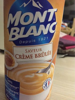 [3700279301538] MONT BLANC Crème Brûlée Flavor Cream 570 g