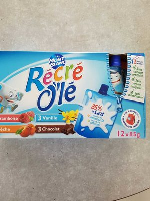 [3700279303815] RECRE OLE Chocolate/Vanilla/Raspberry Cream 12 x 85 g
