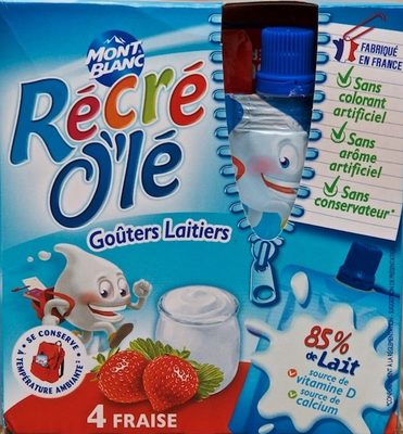 RECRE OLE Creme de Morango 4 x 85 g