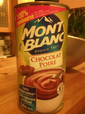 [3700279305772] MONT BLANC Chocolate Pear Dessert Cream 570 g