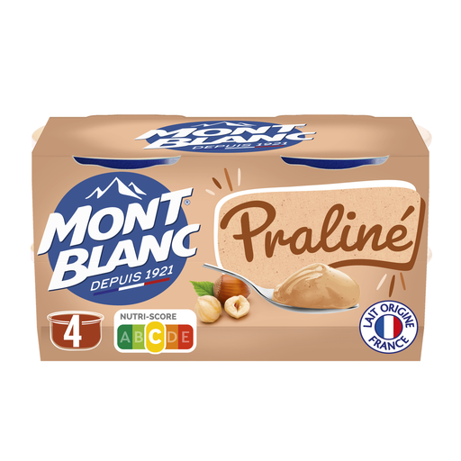 [3700279306038] MONT BLANC Praline Dessert Cream 4 x 125 g