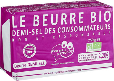 C'ESAINT QUI Le Patron Cqui Pat Beurre Bio Demi-Sel 250 g