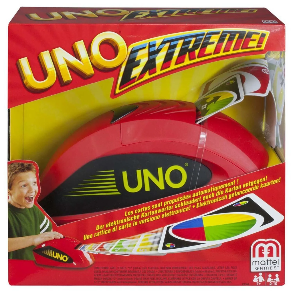MATTEL UNO Extreme Juego de cartas la boîte