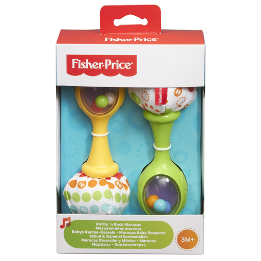 [0746775371494] FISHER-PRICE My First Maracas Musical Instrument Baby 3 Months Box