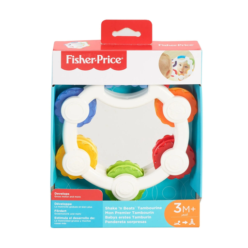 [0746775371531] FISHER-PRICE My First Tambourine Early Learning Toy the toy