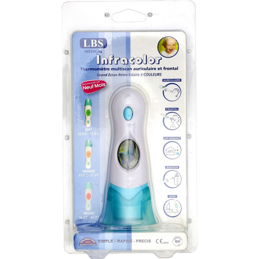[3700445501380] LBS Multiscan ear and forehead thermometer 1 unit