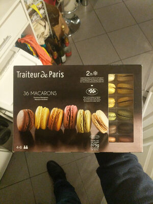 TRAITEUR DE PARIS 36 Macarons 3 Parfums Divers 375 g