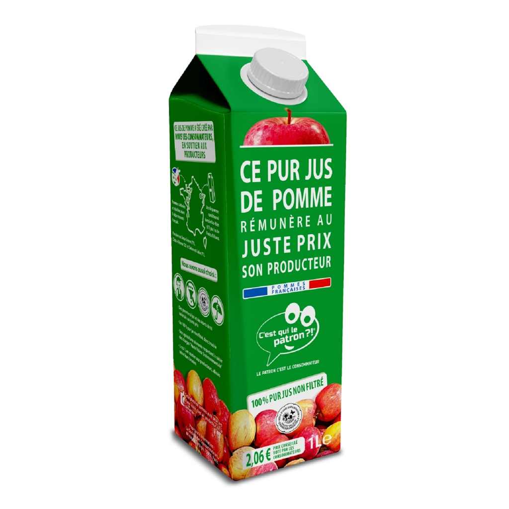C'EST QUI LE PATRON Pur jus de pommes 1 L