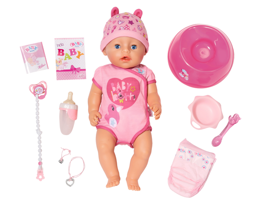 [3700514308780] SPLASH TOYS Baby born poupon interactif rose