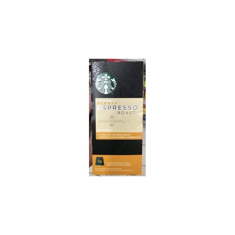 STARBUCKS Café Blonde Espresso Capsules X10 55 g
