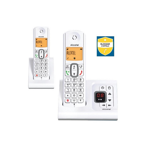 [3700601421590] ALCATEL Telefone fixo Voice Cinzento Duo F630 le téléphone fixe