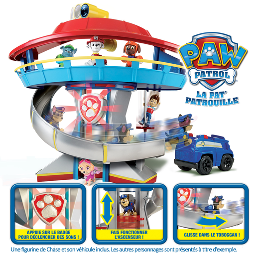 [0778988070024] SPIN MASTER Paw Patrol Lookout Playset la boîte