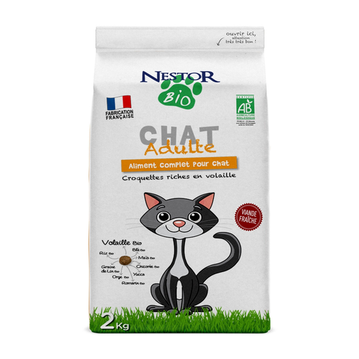[3700654000032] NESTOR BIO Organic Poultry Cat Food 2 kg