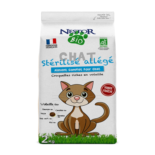 [3700654000193] NESTOR BIO Sterilised Cat Food Poultry Light 2 kg