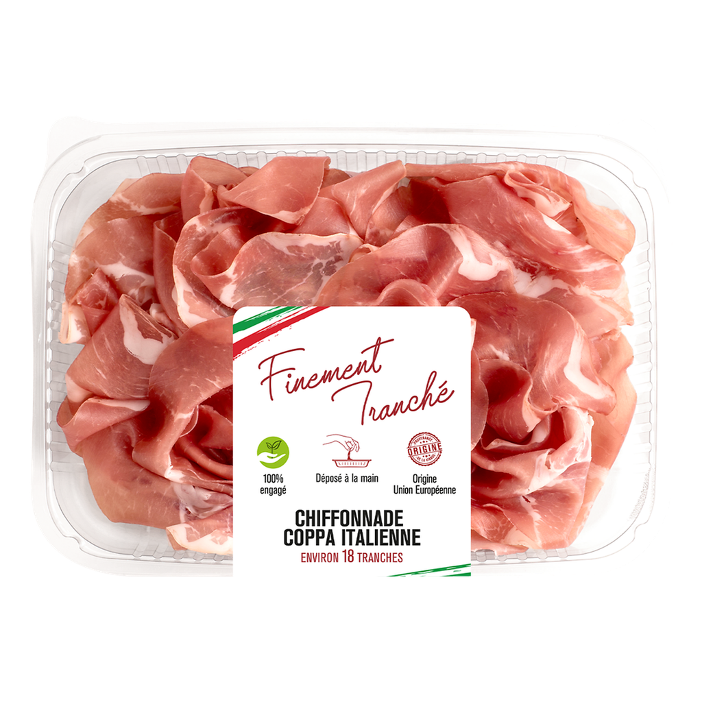 CORTE DEL GUSTO Chiffonnade de Coppa Presto 80 g
