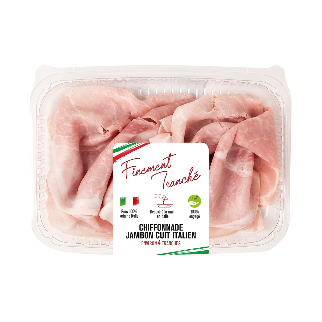 CORTE DEL GUSTO Chiffonnade de jambon cuit presto 100 g