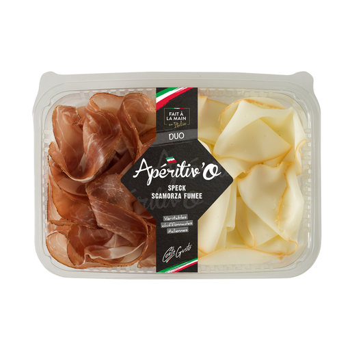 [3700656404135] CORTE DEL GUSTO Duo Platter Speck and Smoked Scamorza 90 g